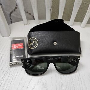 Ray-Ban Black Sunglasses Case with Gold Logo
